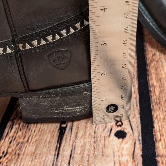 Women's Ariat SAHARA Black Western Boots Size 6.5 B - Picture 10 of 16